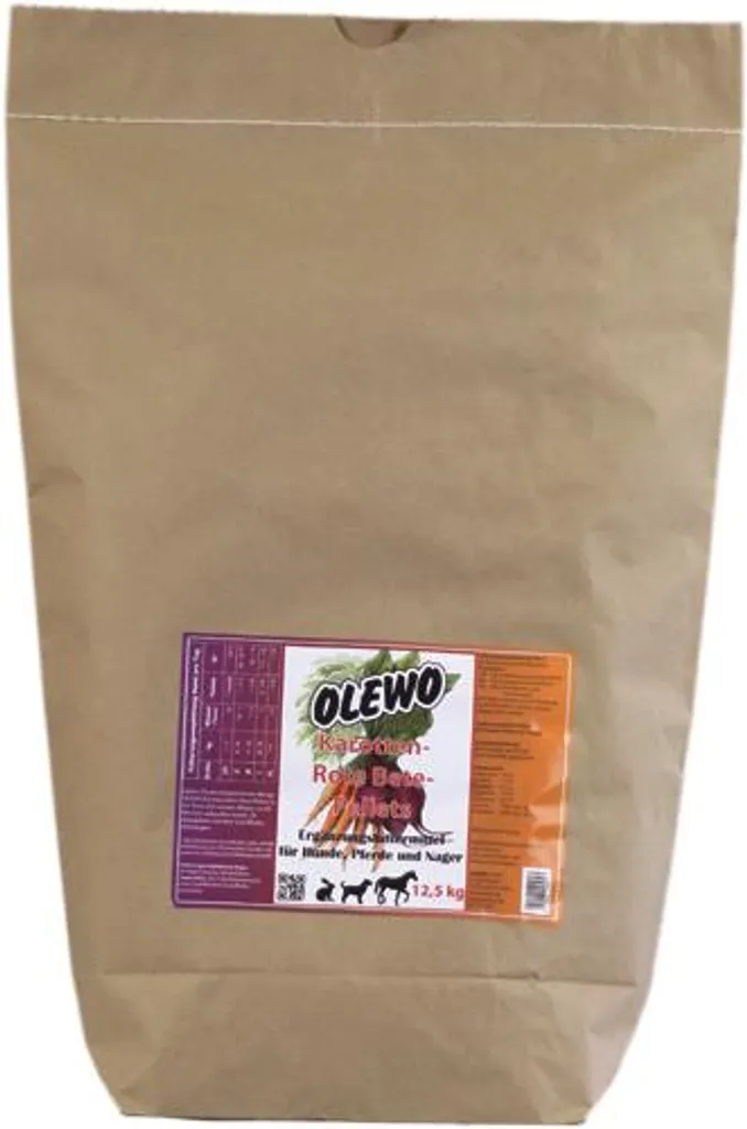 Olewo Karotten - Rote Bete - Pellets 12,5kg 1 Olewo Karotten - Rote Bete - Pellets 12,5kg