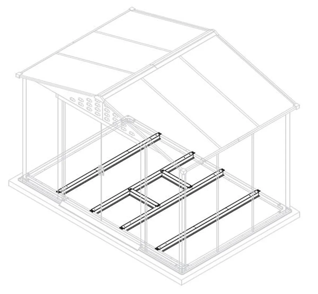 Duramax Metall-Unterkonstruktion II Titan 8x6 /Top Shed /ECO Häuser In 8x6 1 Duramax Metall-Unterkonstruktion II Titan 8x6 /Top Shed /ECO Häuser In 8x6