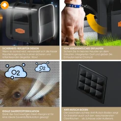 LOVPET® Hundebox Hundetasche Transportbox 2in1 Hunde & Katzentasche Hundetransportbox Inkl. Pet-Kissen + 3x Beutelrollen + Napf 44x31x36xm Transporttasche Für Haustiere, Haustiertransportbox, Farbe:Anthrazit 25 LOVPET® Hundebox Hundetasche Transportbox 2in1 Hunde & Katzentasche Hundetransportbox Inkl. Pet-Kissen + 3x Beutelrollen + Napf 44x31x36xm Transporttasche Für Haustiere, Haustiertransportbox, Farbe:Anthrazit -Garten- & Gewächshäuser Geschäft 0fb4d29e365c4133f004cd879fbacef4