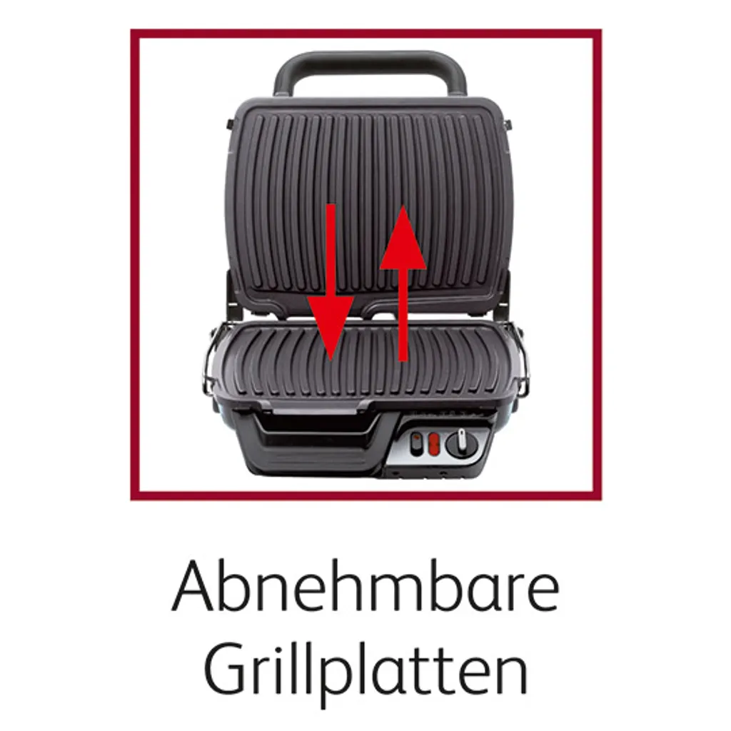Tefal GC 3060 3in1 Kontaktgrill Schwarz / Silber 5 Tefal GC 3060 3in1 Kontaktgrill Schwarz / Silber – Bild 5