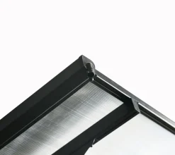 Westmann Aluminium Terassenüberdachung Mit Doppelstegplatten "Bruce" Schwarz 556 X 300 X 225-270 Cm (L X B X H) -Garten- & Gewächshäuser Geschäft 10344baa2f77d790cc884ba0fb2616fa