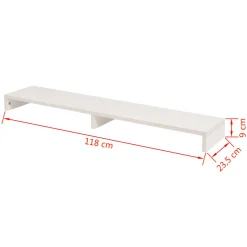 VidaXL TV-Schrank Holzwerkstoff 118x23,5x9 Cm Weiß -Garten- & Gewächshäuser Geschäft 10373e659a8b1d44ced8e1a2fc602297