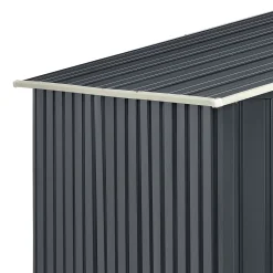 Juskys Metall Gerätehaus XXL Mit Satteldach, Schiebetür & Fundament - 15m³ - 277×319×192 Cm - Anthrazit - Geräteschuppen Gartenhaus Garten Schuppen -Garten- & Gewächshäuser Geschäft 103e1013eb936ccf16061e809a58fe28