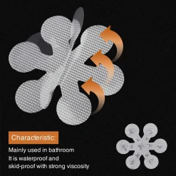 Longziming Anti Rutsch Sticker， Aufkleber Rutschstopper Für Dusche Badewanne Treppen Schneeflocke Antirutsch Sticker Sicherheit Im Badezimmer -Garten- & Gewächshäuser Geschäft 105e91818b0eb518a20a95c509bc05cc