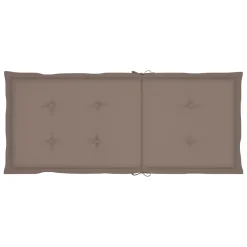 VidaXL Gartenstuhlauflagen 6 Stk. Taupe 120x50x3 Cm -Garten- & Gewächshäuser Geschäft 1099f49a2cdfac9b3459ea1a0f221f39