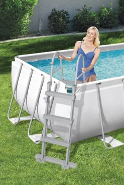 Bestway Power Steel Frame Rectangular Pool Set 56442 404 X 201 X100 Cm -Garten- & Gewächshäuser Geschäft 10cb9827d7d259b4931e1de4cb129b02