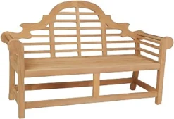 Garden Pleasure Teak Friesenbank Parkbank Gartenbank Holz Landhaus Bank Holzbank Garten Sitzbank -Garten- & Gewächshäuser Geschäft 1148983ef97a723f0aeb5c66c527dbeb