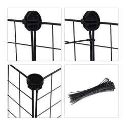 Relaxdays Gitter Freilaufgehege Mit Türen -Garten- & Gewächshäuser Geschäft 11521d443cffc235d6ba04488767b657