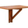 Spetebo Eukalyptus Balkontisch 60x40 Cm - Holz Klapptisch Balkon Hänge Tisch Klappbar