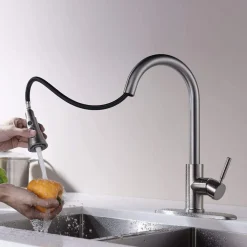 PMS Wasserhahn Küche Mit 2 Strahlarten Küchenarmatur Ausziehbar Spültischarmatur Mischbatterie Armatur 10 PMS Wasserhahn Küche Mit 2 Strahlarten Küchenarmatur Ausziehbar Spültischarmatur Mischbatterie Armatur -Garten- & Gewächshäuser Geschäft 11ac9c531526103011c6f3fe0c35b973