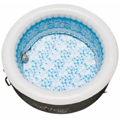 Bestway Whirlpool Lay-Z-Spa Miami | 4 Personen | 81 Massageluftdüsen | Automatisch Aufblasbar | 180x66 Cm | Schwarz/türkis | Abdeckung | Indoor Outdoor -Garten- & Gewächshäuser Geschäft 11c7ad9d18ea83ce63ac8c2bcbab64db