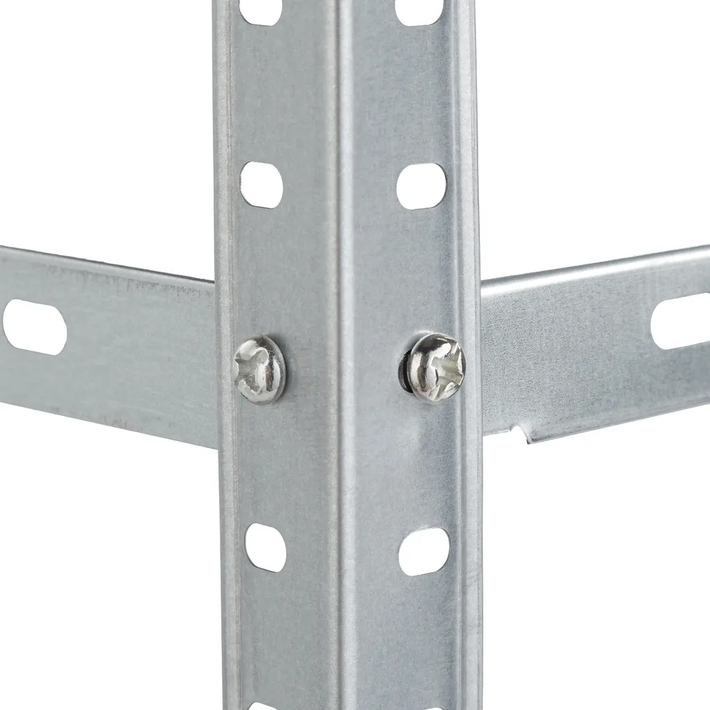 Relaxdays Verzinktes Metallregal Mit 4 Böden 8 Relaxdays Verzinktes Metallregal Mit 4 Böden – Bild 8