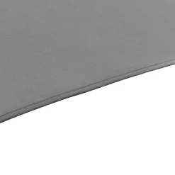 Halbschirm Halb-Sonnenschirm Balkonschirm Marktschirm Kurbelschirm Schirm Halbrund Grau / 230x150cm / 3,5kg / Stahl / Polyester 160g/m² [casa.pro] -Garten- & Gewächshäuser Geschäft 11cf13db4b15323c6111721fcec7ec8a