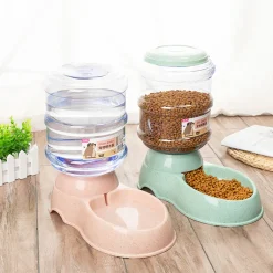 YisibaihTao 3.8L Wasserspender Für Haustiere, Wasserflasche Für Hunde, Futternapf Für Haustiere, Wasserspender Für Katzen, Futterspender Für Katzenfutter(grau) -Garten- & Gewächshäuser Geschäft 11d10bafbb0c0cf6aca64ac3a6068aa4