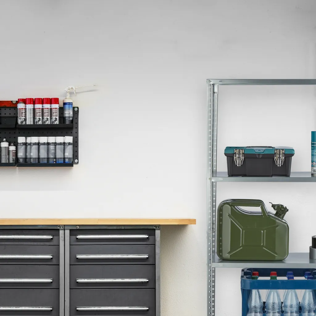 Relaxdays Verzinktes Metallregal Mit 4 Böden 5 Relaxdays Verzinktes Metallregal Mit 4 Böden – Bild 5