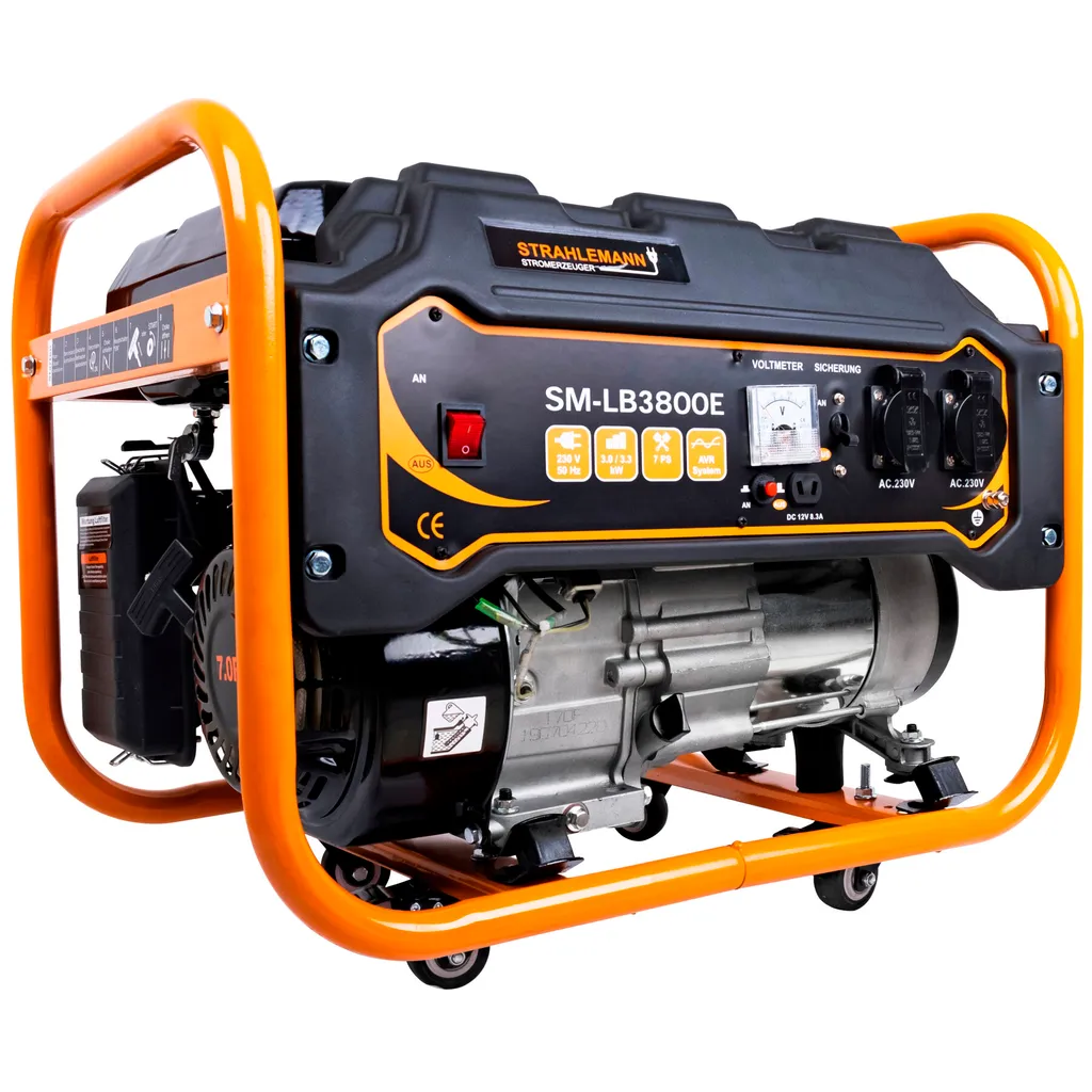 Strahlemann 3300 Watt Benzin-Stromerzeuger 230V Mit 7 PS 2 Strahlemann 3300 Watt Benzin-Stromerzeuger 230V Mit 7 PS – Bild 2