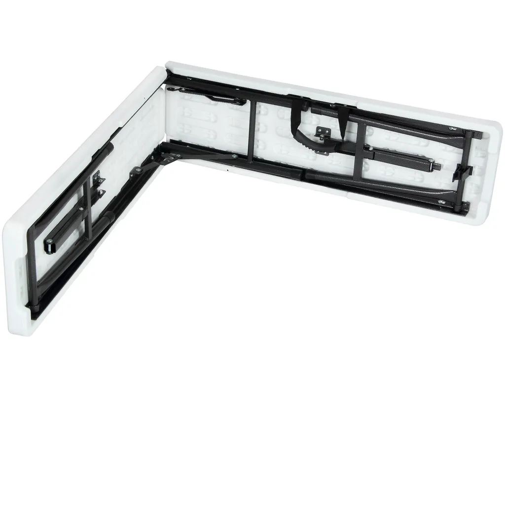 Deuba 2er Set Bierbank 8 Personen Klappbar 183cm Mit Tragegriff Kofferfunktion Kunststoff Sitzbank Bierzeltbank Klappbank Festzeltbank Camping Bank Campingmöbel Weiß 7 Deuba 2er Set Bierbank 8 Personen Klappbar 183cm Mit Tragegriff Kofferfunktion Kunststoff Sitzbank Bierzeltbank Klappbank Festzeltbank Camping Bank Campingmöbel Weiß – Bild 7