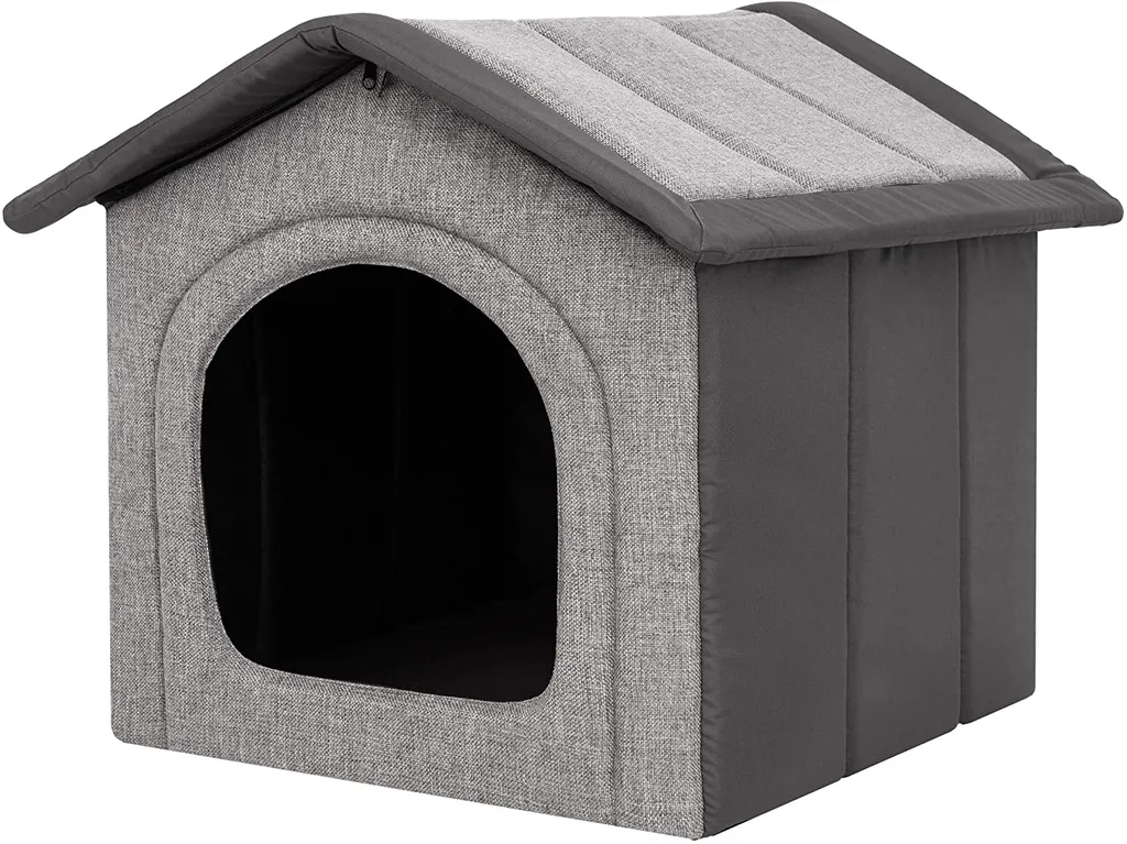 Hobbydog Hundehaus Hundehütte Schlafplatz Beruigungsplatz Beruigungshöhle Hellgrau Graphit R3: 52 X 46 X 53 Cm 1 Hobbydog Hundehaus Hundehütte Schlafplatz Beruigungsplatz Beruigungshöhle Hellgrau Graphit R3: 52 X 46 X 53 Cm