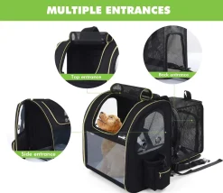Pecute Hundetransportboxen Haustier Rucksack Hunderucksack Bis 5kg,mit Transparentes Fenster Schwarz,Erweiterbar Faltbar, Für Hunde Katzen Haustiere(34 * 27 * 42cm) 14 Pecute Hundetransportboxen Haustier Rucksack Hunderucksack Bis 5kg,mit Transparentes Fenster Schwarz,Erweiterbar Faltbar, Für Hunde Katzen Haustiere(34 * 27 * 42cm) -Garten- & Gewächshäuser Geschäft 12cf1b08e62eb3b828fe816c9ca2f9ad
