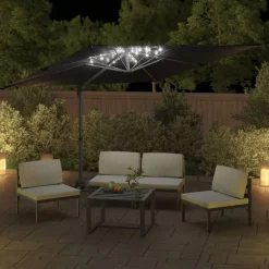 VidaXL LED-Ampelschirm Schwarz 400x300 Cm 11 VidaXL LED-Ampelschirm Schwarz 400x300 Cm -Garten- & Gewächshäuser Geschäft 130661cf05d3c39f9f9792cf2622dc02