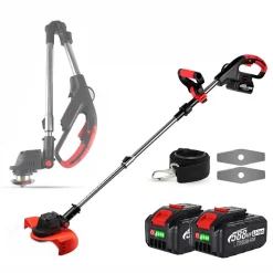 Yofidra 4000W Bürstenlos Elektrorasenmäher Garten Akku Rasenmäher Mit 2 Batterien