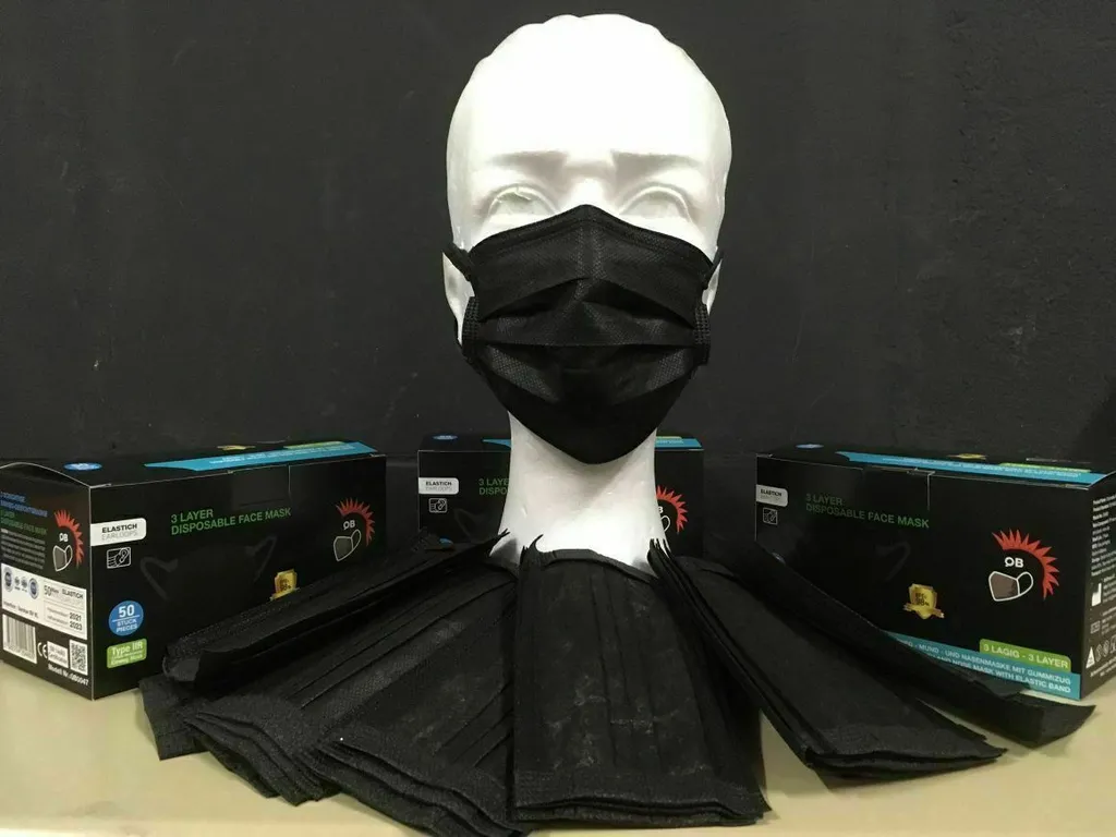 BelEmsa LLC Medizinische OP Masken | Typ 2R | Mundschutz | 3-lagig | Einweg | Schwarz 100 8 BelEmsa LLC Medizinische OP Masken | Typ 2R | Mundschutz | 3-lagig | Einweg | Schwarz 100 – Bild 8