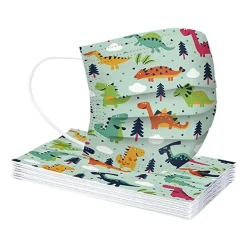 Redcoringe 50 Stück Kinder Dinosaurier Einwegmaske Mundschutz Bunt Schutzmaske 3-lagig Einweg Gesichtsmaske -Garten- & Gewächshäuser Geschäft 135c01dec182e6257fa781ffd6619128