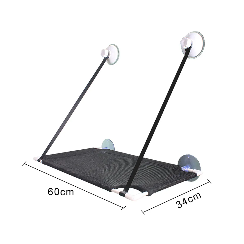 Mmgoqqt Katzen-Hängematte, Katzen-Fenster-Sitzstange Für Den Innenbereich, Große Katzen, Katzensitz Hängematte, Regale, Stabile Robuste Knauf-Saugnäpfe Halten Bis Zu 25 Kg, Platzsparend Und Einfach Zu Montieren,Schwarz,einlagig 2 Mmgoqqt Katzen-Hängematte, Katzen-Fenster-Sitzstange Für Den Innenbereich, Große Katzen, Katzensitz Hängematte, Regale, Stabile Robuste Knauf-Saugnäpfe Halten Bis Zu 25 Kg, Platzsparend Und Einfach Zu Montieren,Schwarz,einlagig – Bild 2