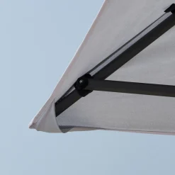 Outsunny Faltpavillon Pop-Up-Zelt Gartenpavillon Rollentasche Oxford-Gewebe 3,6 X 3,6m Hellgrau+Weiß -Garten- & Gewächshäuser Geschäft 138f080377524718cfc3f2f3d3f8b238