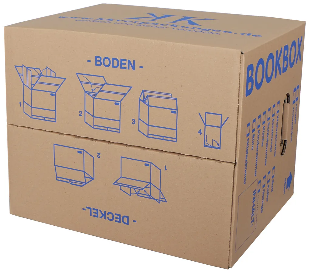 KK Verpackungen © 30 Bücherkartons 2-wellig Bookbox Ordnerkartons Archivkartons 2 KK Verpackungen © 30 Bücherkartons 2-wellig Bookbox Ordnerkartons Archivkartons – Bild 2