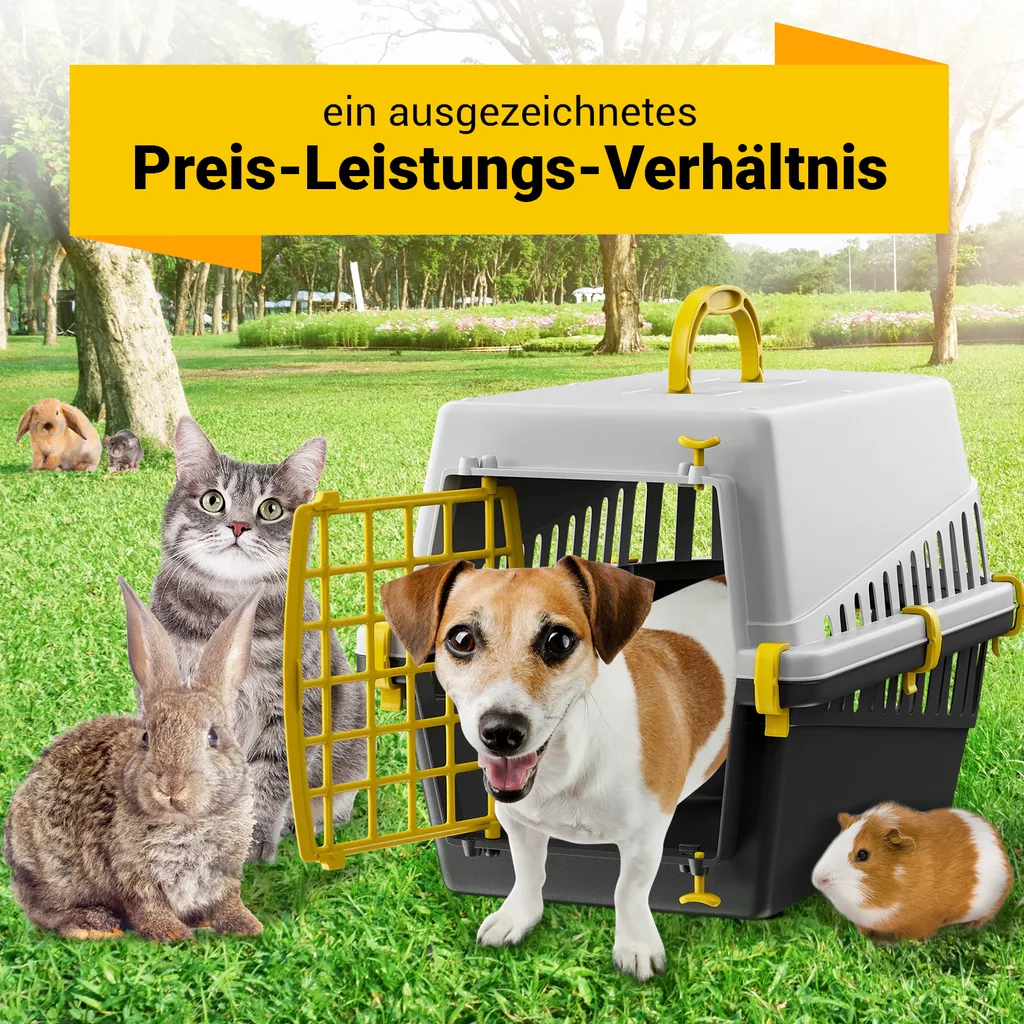 Huskl Transportbox Haustierbox Auto Zubehör Für Hunde Katzen Welpen Kaninchen Kleintiere 7 Huskl Transportbox Haustierbox Auto Zubehör Für Hunde Katzen Welpen Kaninchen Kleintiere – Bild 7