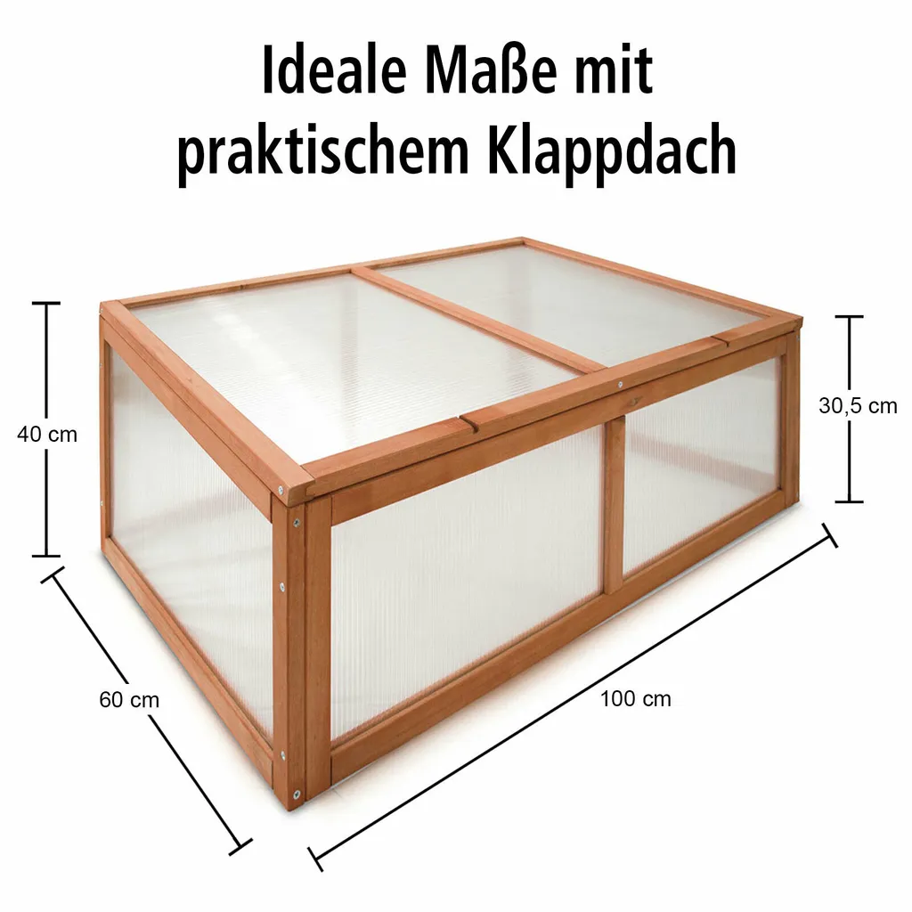 Zooprinz Frühbeet Holz Sorgt Für Frische Kräuter Jungpflanzen Für Den Eigenen Kräutergarten Und Blumengarten Ziehen 3 Zooprinz Frühbeet Holz Sorgt Für Frische Kräuter Jungpflanzen Für Den Eigenen Kräutergarten Und Blumengarten Ziehen – Bild 3