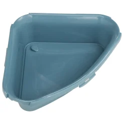 VidaXL Eck-Katzenklo Weiß Und Blau 56x40x14 Cm PP -Garten- & Gewächshäuser Geschäft 14795ed91c09be00a085d72eca534cec