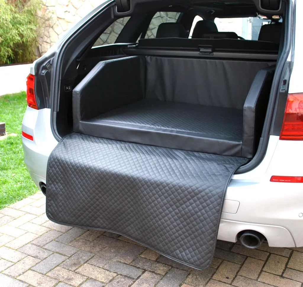 Mayaadi Home Hundebett Kofferraum Bett Schwarz L (100x80x38cm) Travel Autohundebett Schutzdecke Kunst Leder Autositz 3 Mayaadi Home Hundebett Kofferraum Bett Schwarz L (100x80x38cm) Travel Autohundebett Schutzdecke Kunst Leder Autositz – Bild 3