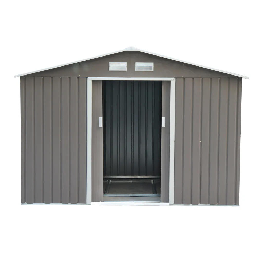 Outsunny Metall Gerätehaus Mit Fundament Geräteschuppen Gartenhaus Garten Schuppen 277 X 191 X 192 Cm 6 Outsunny Metall Gerätehaus Mit Fundament Geräteschuppen Gartenhaus Garten Schuppen 277 X 191 X 192 Cm – Bild 6