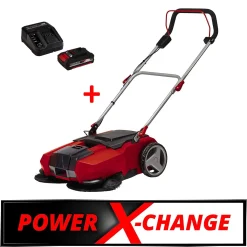 Einhell Akku Kehrmaschine TE-SW 18/610 Li Incl. 18 Volt Starter Kit 2,0 Ah PXC Plus