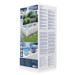 Bestway Power Steel™ Frame Pool Komplett-Set, Eckig 549x274x122 Cm 56466 -Garten- & Gewächshäuser Geschäft 14e471e6f678c14ae225ab7c3bd14958