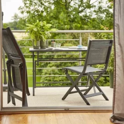 Siena Garden Tesoro Gartenstuhl, Klappbar, Silber -Garten- & Gewächshäuser Geschäft 152e0ecc081944a4183e051e1a066da3 1