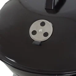 BBQ Collection Holzkohlegrill, Kugelgrill Rundgrill Ø 45 X 83 Cm Mit Deckel, Stabiler Standgrill Auf Rädern Mit Abnehmbarem Aschekasten & Ablagegitter, Schwarz -Garten- & Gewächshäuser Geschäft 154092a297ecd425e9f14c7f8dd31398