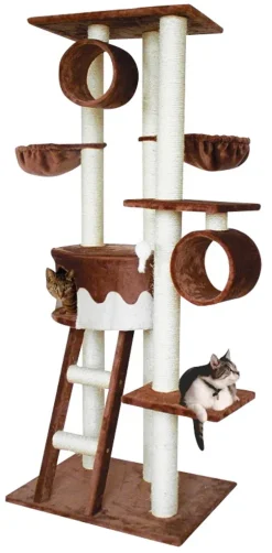 SILVIO Kratzbaum Merlin Braun/beige Katzenbaum Katzenkratzbaum Kletterbaum -Garten- & Gewächshäuser Geschäft 15559466ce8b267a6952d66fbebeb7ff