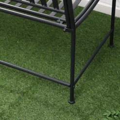 HOMCOM Outsunny Gartenbank Sitzbank Parkbank 2-Sitzer Metallbank Stahlrahmen Mit Armlehne Für Garten Balkon Und Terrasse Bis 220 Kg Belastbar Grau 15,5 X 54 X 96 Cm 15 HOMCOM Outsunny Gartenbank Sitzbank Parkbank 2-Sitzer Metallbank Stahlrahmen Mit Armlehne Für Garten Balkon Und Terrasse Bis 220 Kg Belastbar Grau 15,5 X 54 X 96 Cm -Garten- & Gewächshäuser Geschäft 1577983f2b9cc085d3e1cb55ef4bea17