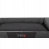 Hundebett Schlafplatz Hundekissen Hundesofa Tierbett Hundematratze Hobbydog XXL Schwarz Ökoleinen