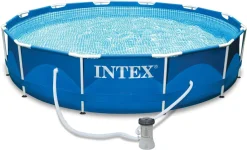 INTEX Metal Frame Set Zwembad Incl. Filterpomp (Ø:366cm. H:76cm) -Garten- & Gewächshäuser Geschäft 15a7366c8d6f4e9540071a2621d1d9e1