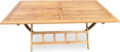 Grasekamp Gartentisch Belmonte 160x90cm Akazie Natur Klapptisch Balkontisch