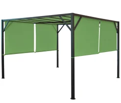 Mendler Pergola Baia, Garten Pavillon Terrassenüberdachung, Stabiles 6cm-Stahl-Gestell + Schiebedach Grün 3x4m 21 Mendler Pergola Baia, Garten Pavillon Terrassenüberdachung, Stabiles 6cm-Stahl-Gestell + Schiebedach Grün 3x4m -Garten- & Gewächshäuser Geschäft 16280bd5035e7aad632f4efb53af3838