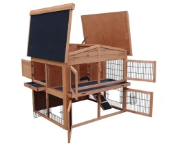 Dehner Kaninchenstall Villa Mit Freilauf, Ca. 135 X 115 X 112 Cm, Holz, Lasiert, Hellbraun -Garten- & Gewächshäuser Geschäft 163a9f75c4b588333357800cad8b1418