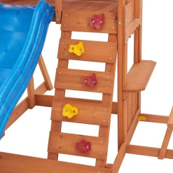 Juskys Spielturm Yannis – Klettergerüst Für Kinder Mit Rutsche, Schaukeln, Kletterwand & Zubehör – Kletterturm Für Outdoor Aus Holz Ab 3 Jahren -Garten- & Gewächshäuser Geschäft 1642d9df20b5e2a6a9f8edccbf47d552