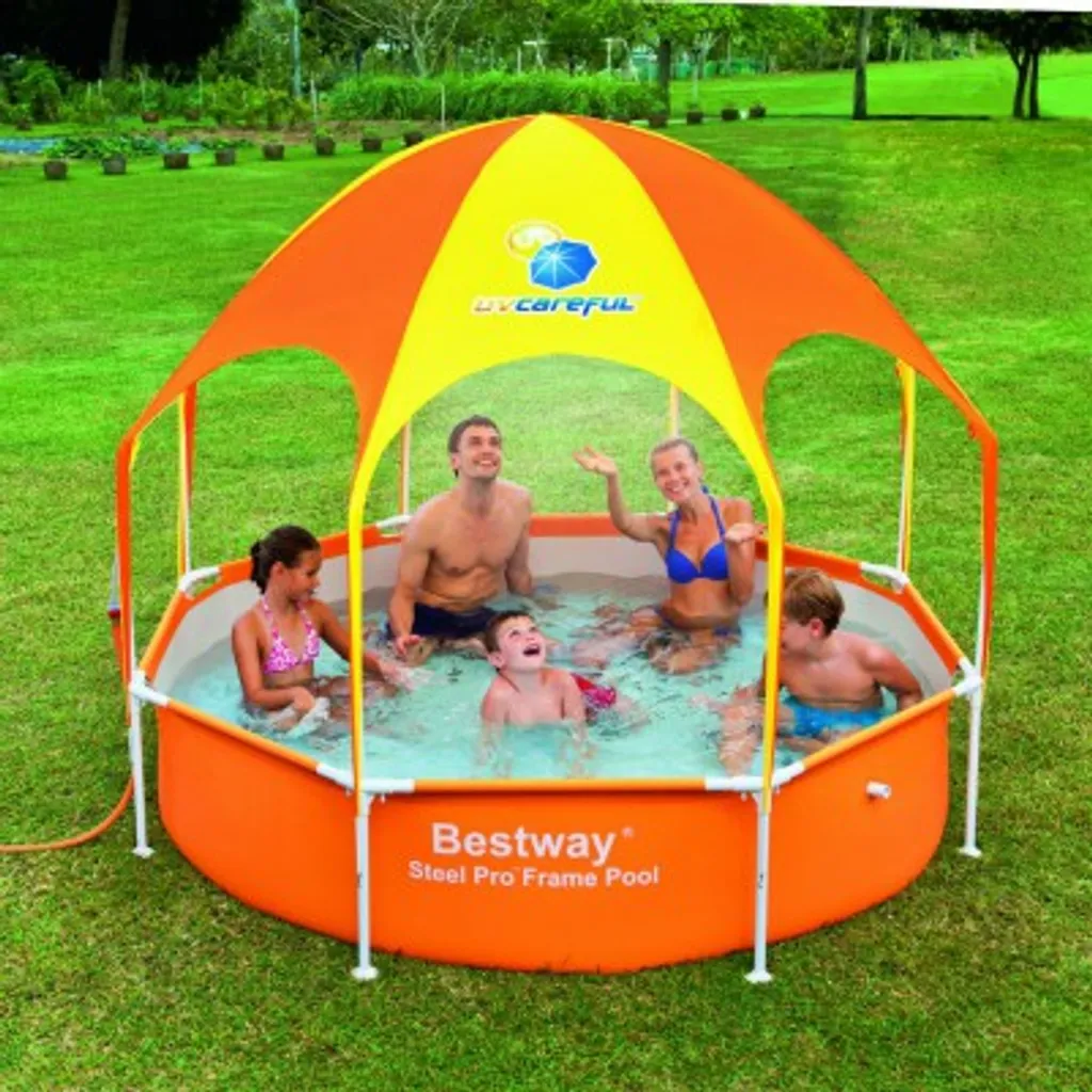 Bestway Splash In Shade Play Pool Schwimmbecken Planschbecken Kinder Baby 56432 1 Bestway Splash In Shade Play Pool Schwimmbecken Planschbecken Kinder Baby 56432