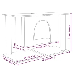 VidaXL Kratzbaum Mit Sisal-Kratzsäulen Hellgrau 50 Cm -Garten- & Gewächshäuser Geschäft 16b1f660ca5fb848b4807daab28b89db