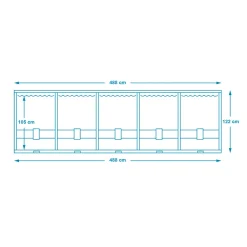 Summer Waves Premium FRAME Pool, Weiß, PVC/Stahl, Ø488x122 Cm, Jede Menge Zubehör Inklusive, Rund -Garten- & Gewächshäuser Geschäft 16ff32714629cbbb243edd1b5f4fe8c2